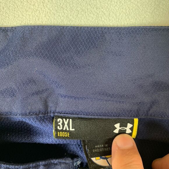 Under Armour Men's Navy and Yellow Jacket - Picture 6 of 7